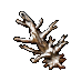 snowy dead tree